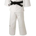 22JB8A01012B ミズノ ユニセックス 柔道衣（新規格）パンツのみ（ホワイト・サイズ：B体・2B号） 全柔連・IJF新規格基準モデル
