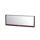 DZ363 カーメイト 車用ルームミラー カーボン調 240 レッド CARMATE