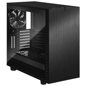 Fractal Design（フラクタルデザイン） E-ATX ATX microATX Mini-ITX対応 ミドルタワーPCケース（ブラック）【強化ガラス（ライト）】 Define 7 Black TG Light Tint FD-C-DEF7A-02