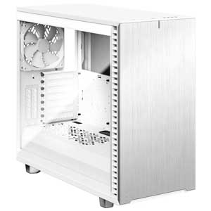 Fractal Design（フラクタルデザイン） E-ATX ATX microATX Mini-ITX対応 ミドルタワーPCケース（ホワイト）【強化ガラス（クリア）】 Define 7 White TG Clear Tint FD-C-DEF7A-06