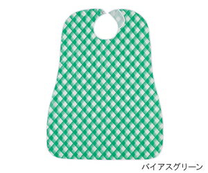 亀屋 防水食事用エプロン （小花柄パープル） 7-1505-03 100-30 [7150503]