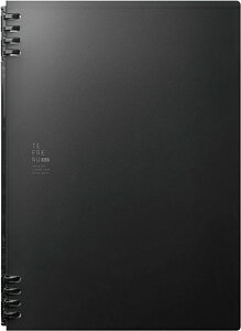 【返品種別A】□「返品種別」について詳しくはこちら□2020年01月 発売※リーフを増やす場合は、市販のB5サイズ26穴のルーズリーフをご使用ください。◆ビジネスマン向きのモノトーンカラーを採用した名刺ポケット付きタイプ■　仕　様　■サイズ：B5 タテ型適正収納枚数(枚)：30サイズ：高さ264×幅193×背幅(奥行)14mm穴数：26穴表紙素材など：不透明PP表紙とじ具の種類：リング式付属品：ルーズリーフ10枚(方眼)対応ルーズリーフ：B5 26穴[9855TEBクロ]OAサプライ/OA機器＞オフィス事務用品・文房具＞ノート・メモ帳・スケッチブック