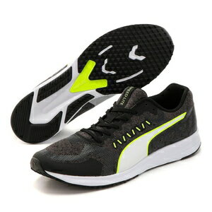 PJ-192762-08-225 プーマ ランニングシューズ（Black-White-Yellow Alert・サイズ：22.5cm） PUMA スピード ライト 2 ランニング