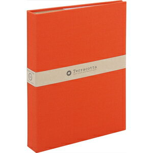 ナカバヤシ テラコッタ ポケットアルバム Lサイズ 240枚収納（レッド） TER-L3P-140-R Nakabayashi