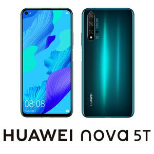 YAL-L21-GR(NOVA5T) HUAWEI t@[EFC  nova 5T NbVO[ [6.26C`    8GB   Xg[W 128GB]SIMt[X}[gtH