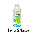 つぶつぶナタデココ入り白ぶどう 500ml（1ケース24本入） サンガリア ツブツブシロブドウ500X24