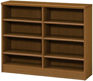 【返品種別A】□「返品種別」について詳しくはこちら□※天板に穴加工がされていないため、天井上置きつっぱり棚を取り付けることはできません。※組立時、プラスドライバーとゴムハンマーが必要になります。◆奥行き約31cmで本棚に最適。(有効内寸約27.8cm)◆3cmピッチで棚板の移動ができます。本体の強度と棚板の耐荷重を高めるフリーストップ棚受。(移動固定棚のみ)◆本、A4ファイル、小物など収納物に合わせて効率的な収納が可能。■　仕　様　■サイズ(約)：幅116.5×奥行31×高さ88.1cm重量(約)：22kg耐荷重(約)・・・・天板：20kg・移動棚、移動固定棚：10kg材質：プリント紙化粧繊維板、ウレタン塗装付属品・・・・移動棚：4枚・移動固定棚：2枚(厚さ1.7cm)組立：お客様組立[NC9012ダイワBR]大洋生活家電＞収納家具＞リビング収納＞ラック
