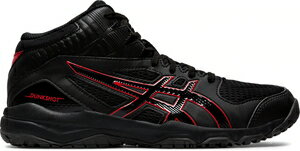 1064A006-001-19 アシックス ジュニア バスケットボールシューズ（BLACK×BLACK・19.0cm） asics DUNKSHOT MB 9