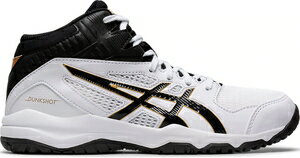 1064A006-100-22.5 アシックス ジュニア バスケットボールシューズ（WHITE×BLACK・22.5cm） asics DUNKSHOT MB 9