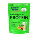 スリムアップ グリーンベジズ イン プロテイン グリーン＆フルーツ味 225g（15回分） スリムアップスリムシェイプ アサヒグループ食品 SUSシエイプGベジズP225G