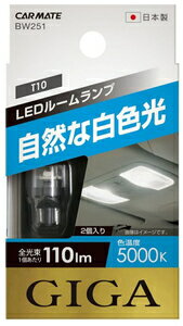 BW251 カーメイト LEDルーム R110T 5000K CARMATE