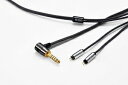 CF-N-2G-CI2PIN 4.4 L オーブ イヤホン用リケーブル(1.2m)【Custom IEM 2pin⇔4.4mm5極(バランス)L型プラグ】 ORB Clear force Nova 2nd generation Custom IEM 2pin