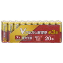 LR6VN20S オーム アルカリ乾電池単3形 20本パック OHM Vアルカリ乾電池 LR6VN20S