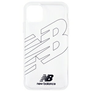 MD-74332-1 MDC iPhone 11用 New Balance TPUクリアケース（ブラック）