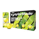 TM-DISSFT-12P-YE テーラーメイド ディスタンス＋ ソフト ゴルフボール 1ダース12個入り(イエロー) TaylorMade DISTANCE＋ SOFT BALL その1