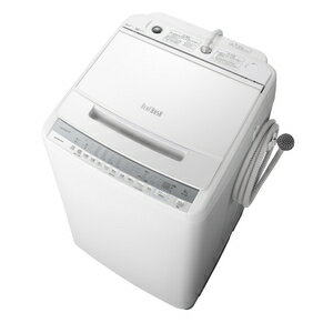 （標準設置料込）洗濯機　8kg　日立 BW-V80F-W 日立 8.0kg 全自動洗濯機　ホワイト HITACHI　ビートウォッシュ [BWV80FW]