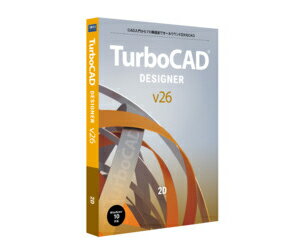 キヤノンITソリューションズ TurboCAD v26 DESIGNER 日本語版 ※パッケージ版 TURBOCADV26DESIGN-WD