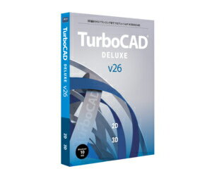 キヤノンITソリューションズ TurboCAD v26 DELUXE アカデミック 日本語版 ※パッケージ版 TURBOCADV26DXAC-WD