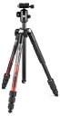 MKELMII4RD-BH マンフロット アルミニウム4段三脚キット レッド Manfrotto Element MII