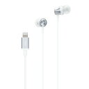 Lightningイヤフォン Inner Ear Headphones with Lightning シルバー HP-NEL11S [HPNEL11S]