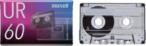 UR-60N マクセル 60分 ノーマルテープ 1本 maxell カセットテープ「UR」