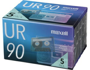 UR-90N-5P マクセル 90分 ノーマルテープ 5本パック maxell カセットテープ「UR」