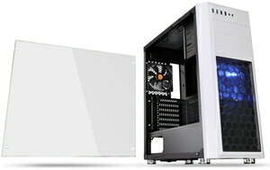 Thermaltakeʥޥƥ ߥɥ륿PC(ۥ磻)Versa H26 White /w casefan Versa H26꡼ CA-1J5-00M6WN-01