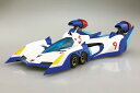 アオシマ 1/24 サイバーフォーミュラ No.6 νアスラーダ AKF-0 エアロモード/エアロブーストモード/スパイラルブーストモード プラモデル