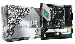 B550M STEEL LEGEND ASRock Micro ATX対応マザーボードB550M STEEL LEGEND