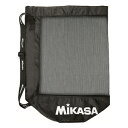 MBAS ミカサ ボールバッグ メッシュ巾着型 中(ブラック) MIKASA