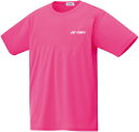 YO-16500J-705-J130 ヨネックス ジュニア ドライTシャツ（ネオンピンク・サイズ：J130cm） YONEX JUNIOR SHIRTS