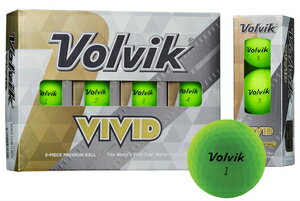 VIVID20GRN ボルビック ゴルフボール ボルビック ビビッド（グリーン）1ダース 12個入り VOLVIK NEW VIVID NP GREEN