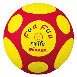 ミカサ サッカーボール 4号球 FFF4-YR MIKASA ふぁふぁスマイルサッカー(イエロー/レッド)