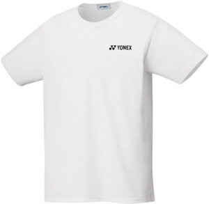 YO-16500-011-M ヨネックス ユニセックス ドライTシャツ（ホワイト・サイズ：M） YONEX