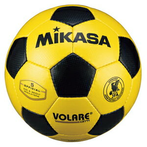 SVC5011-YBK ミカサ サッカーボール 5号球 (人工皮革) MIKASA （イエロー/ブラック）