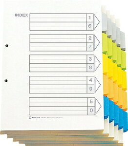 キングジム カラーインデックス　907-100（A4 タテ型） 907-100