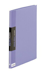 キングジム クリアーファイル カラーベース　132C（A4 タテ型・藤色） 132Cフシ
