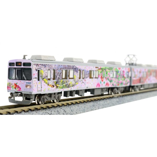 ［鉄道模型］グリーンマックス (Nゲージ) 50672 秩父鉄道7500系ラッピングトレイン「彩色兼備」3両編成セット（動力付き）