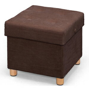 ASST-38ブラウン アイリスオーヤマ 脚付き収納スツール (ブラウン) IRIS [ASST38ブラウン]