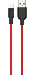 hoco. シリコン充電ケーブル Type-C 2.0m(レッド) X21P-TC20-RD hoco. シリコン充電ケーブル Type-C 2.0m(レッド) X21P-TC20-RD