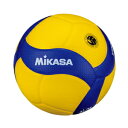 V200W ミカサ バレーボール 5号球 (人工皮革) MIKASA 国際公認球(ブルー/イエロー)