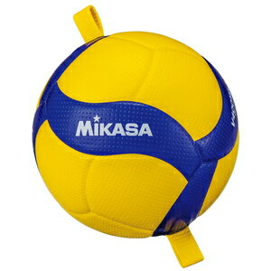 バレーボール バレー volleyball V400W-AT-TR ミカサ トレーニングボール 4号 ひも付（ブルー/イエロー） MIKASA