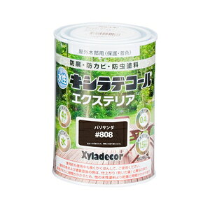 【返品種別B】□「返品種別」について詳しくはこちら□※塗装後も保護成分の臭いが若干残りますので、屋内木製品の塗装には不向きです。◆木材保護塗料のトップブランド「キシラデコール」の水性タイプです。◆木材の内部に浸透し、内部から防腐・防カビ・防虫効果を発揮します。◆油性キシラデコールと同等の高い耐候性と保護性能を誇ります。◆ハケさばきがよく、用具の後始末も水でできるから取り扱いが簡単です。◆防虫の対象はヒラタキクイムシなどの木材害虫です。◆屋外木部に。(ウッドデッキ、ラティス、パーゴラ、ベンチ、ログハウス、ガーデンテーブル、窓枠、板へい)【塗れない材質】吸い込みのない木材(プリント合板・デコラ板など化粧板)、常に水に浸かる所食品と接触する所、または食器が置かれる所、木製の鳥籠や犬小屋、温室の内部の木材■　仕　様　■色：パリサンダ容量：0.4Lサイズ(約)：φ85×125mm重量(約)：490g塗り面積(約)：1.6〜2.4m2 (2回塗り)乾燥時間(約)：24時間(20℃)、3日以上(低温・多湿時)塗り重ね間隔(約)：4時間以上(20℃)[カンペ00047670200000]大阪ガスケミカルアウトドア＞DIY・工具＞工事・照明用品＞塗装・内装用品
