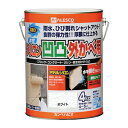 カンペハピオ 水性シリコン凹凸外かべ用 4kg(ホワイト) 00437654013040 Kanpe Hapio