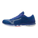 J1GC209201225 ミズノ ランニングシューズ（ブルー×ホワイト×ピンク・サイズ：22.5cm） mizuno ウエーブシャドウ4 ユニセックス