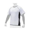 12JC0X22092XO ミズノ ベースボールシャツ（ホワイト×ブラック・サイズ：2XO） mizuno ビートアップ ユニセックス