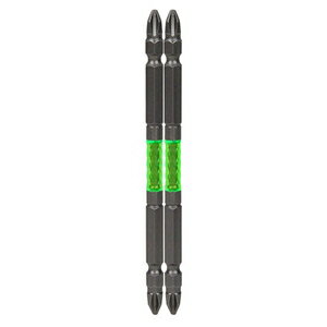 SK11 阿修羅ビット タフワイド2P 衝撃吸収樹脂 プラス2×110mm 差込角6.35mm(2本組) SA-WPN2-2110 藤原産業 ドライバービット