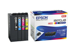 エプソン ［純正］インクカートリッジ（4色パック/大容量インク） EPSON IB07CL4B