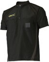 GA8196-BLK-M GAVIC 【審判服】サッカー・フットサル用 レフェリートップ(BLK・M) ガビック