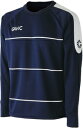 GA0615-NVYWH-140 GAVIC サッカー・フットサル用 ジュニア AKウォーミングトップ(NVY/WHT・140) ガビック